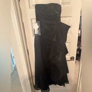 Azazie One Shoulder Black Dress